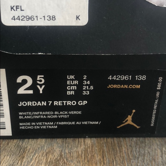 JORDAN 7 RETRO GP - Picture 4 of 4